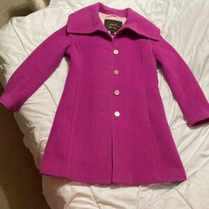 Pink Coach Coat Size Medium